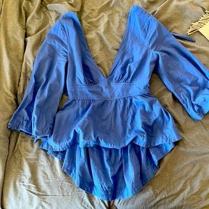 Free People Linen Top - worn 3 times!